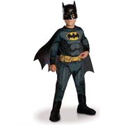 RUBIE'S DC Officiel - BATMAN - Déguisement Classique Pour Enfant - Taille 5-6 Ans - Costume Avec Combinaison Imprimée,ceinture, Couvre-bottes, Cape Détachable Et Masque - Halloween, Carnaval