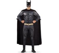 Déguisement Batman homme- Funidelia- 114499- The Dark Knight : Le Chevalier noir, Super héros, DC Comics- Carnaval Noel S