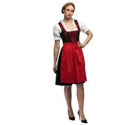 Boland - Costume Bavarois, set de costume avec Dirndl, blouse et tablier, costumes de carnaval pour dames pour le carnaval et la fête de la bière