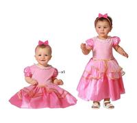 Déguisement bébé - ATOSA - Princesse Rose - velours satin et voile - ouverture dos par scratch - Disney Princesses 6 ans