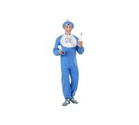 Widmann Costume bébé garçon Party Fashion - Combinaison, bonnet et bavoir bleu