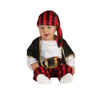 Déguisement Bébé Pirate - FIESTAS GUIRCA - Modèle Bébé Pirate - Blanc - Polyester - Mixte