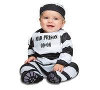 Déguisement bébé prisonnier - Salopette + bonnet - Carnaval