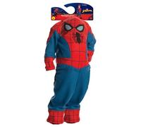 Rubie's Déguisement enfant Spider-Man Marvel Officiel - combinaison + bonnet - 2/3 ans pour Carnaval