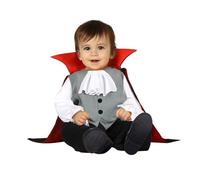 Fiestas Guirca Déguisement Bébé Vampire 12-18 mois Gris Argent