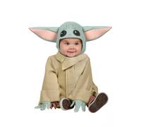 Déguisement Bébé Yoda Pour Bébé The Mandalorian - Star Wars - Taille: 6 À 12 Mois Marron