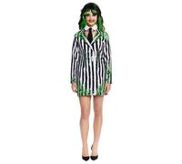 Déguisement Beetlejuice - PARTILANDIA 2010, S.L. - Ultratombe Femme - Noir - Halloween - 18 ans et plus L