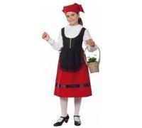 Déguisement bergère villageoise fille 7-9 ans (robe coiffe) G