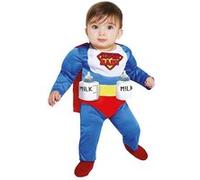 déguisement biberonman super baby bébé - 12/18 mois - bleu - guirca 76026 Bleu G