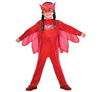 Amscan Europe Gmbh Pyjamasques - Costume Bibou 3/4 Ans Rouge