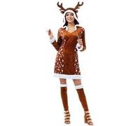 Chaks - Déguisement femme Sophie - Cerf marron forêt - Taille L