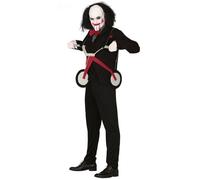 Déguisement Billy Saw avec Tricycle pour homme - FIESTAS GUIRCA, S.L. - Halloween - Noir - Polyester M