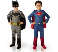 Déguisements Batman et Superman - Justice League - Taille 7-8 ans NA