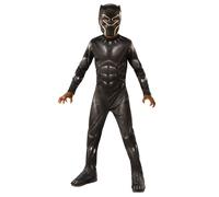 RUBIE'S Avengers Officiel - Déguisement Enfants Black Panther - Taille 9-10 Ans - Costume Super Héros Enfant Marvel avec Combinaison + Masque - Idéal,