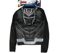 Déguisement Black Panther pour enfant - RUBIES - Top classique + masque - Noir