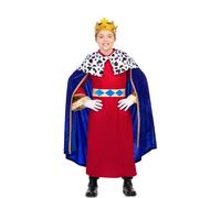 Déguisement Blue Magician King Pour Enfants Et Bébés (Taille 10-12a) Multicolore