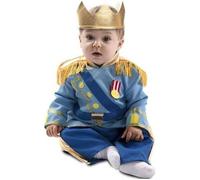 EUROCARNAVALES Déguisement petit prince bleu bébé - Bleu - 6 à 12 mois (67-69 cm)