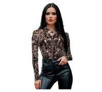 DÉGUISEMENT BODY TATOUAGES TÉNÈBRES FEMME L Noir L