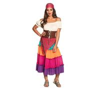 Déguisement Bohémienne - BOLAND - Costume Carmen la Gitane - Taille XXL - Rose