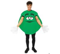Déguisement Bonbon Coloré - PTIT CLOWN - Taille Unique - Vert - Combinaison et Gants