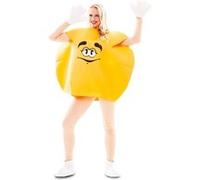 Déguisement M&M's jaune mixte M-L