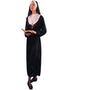Déguisement Bonne Soeur Adulte - Noir - Intérieur - Robe et coiffe incluses