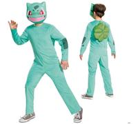Déguisement - Bulbasaur - Vert - 137-149 cm - Masque inclus - 10-12 ans L