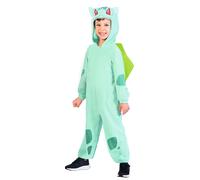 Déguisement Bulbizarre Pokémon Enfant - Taille: 4 - 6 Ans (110 Cm) Bleu