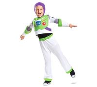 Disney Toy Story 4 - Costume Enfant Buzz l’Éclair Toy Story - Taille M (3-4 Ans) - Licence Officielle - Déguisement Disney pour Halloween, Carnaval et Fêtes