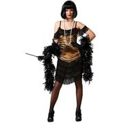 Déguisement - Cabaret Charleston - Femme - Noir - M/L - Années 20 M/L