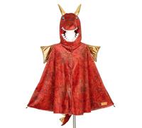 Déguisement Cape dragon rouge, 4 à 7 ans, 104-122 cm