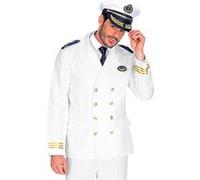 Widmann - Déguisement capitaine marin croisière - 08573 - Homme Taille L - Blanc