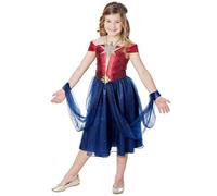 RUBIE'S ROBE LUXE CAPTAIN MARVEL 5-6 ANS Carnaval