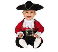 déguisement capitaine pirate bébé - 18/24 mois - noir - guirca 88392 Noir G
