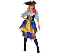 déguisement capitaine pirate chic femme - xs - multicolore - widmann 09529 Multicolore