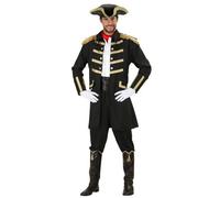 W WIDMANN MILANO Costume Capitaine pirate - manteau et chapeau, carnaval