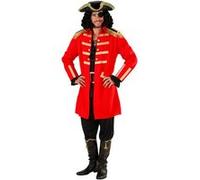 Widmann Milano – Costume Capitaine Pirate – manteau et chapeau – Homme L Rouge