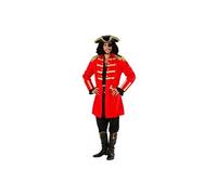 déguisement capitaine pirate royal marines homme - xl - rouge - 8928c