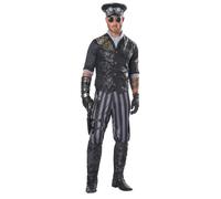 Déguisement Capitaine Steampunk Homme - Taille: M Noir