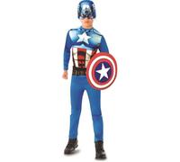 Déguisement Captain America pour garçon avec bouclier - RUBIES 5/6 ans