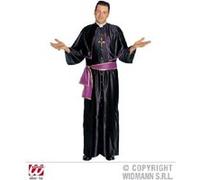 Widmann S.r.l. Déguisement Évêque Religieux Soutane noire Homme