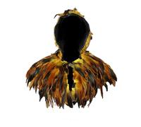 Déguisement Carnaval Cape Unisexe À Capuche Avec Bordure En Plumes Pour Fête De Carnaval Et Mascarade Accessoire De Déguisement Spectaculaire Pour Grande Célébration Et Bal Costumé Déguiseme
