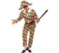 Widmann Costume Arlequin Adulte Multicolore Taille S