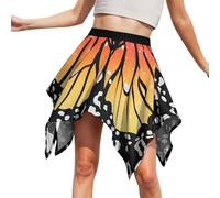 Déguisement Carnaval Femme Déguisement Femme Accessoire Aile Papillon Adulte Costume Deguisement Ado Accessoires Masque Grande Taille Drole Plissée Animaux 2XL Une Fée Mardi Gras Performance Cosplay