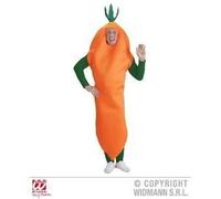 Déguisement carotte - WIDMANN - Femme - Orange - Tunique en forme de carotte avec racine