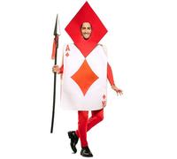 Eurocarnavales Déguisement Carte As Pique pour Adulte