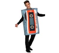 Mom Cassette Man Costume Orange M-L