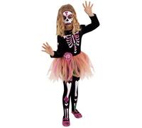 Rubie's - Déguisement Tutu Dia de los Muertos - Halloween, S8536S, Taille S 3 à 4 ans
