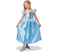 Déguisement Cendrillon fille - Rubies - Personnage Fiction - Effet satin et organza - Bleu