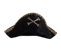 Déguisement chapeau de pirate noir TU